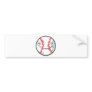 Cool Happy Baseball Sports Cartoon Bumper Stickers