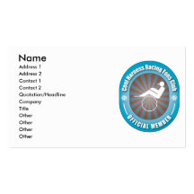 Cool Harness Racing Fans Club Business Card