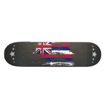 Cool Hawaiian flag design Skateboard Decks
