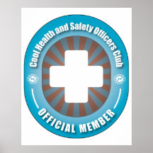 Cool Health and Safety Officers Club Poster