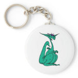 Cool Hippy Dragon Keychain