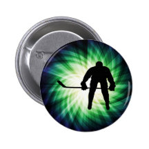 Cool Hockey Player Pin