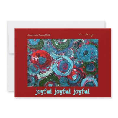 Cool Holiday Invitation, joyful by INTHEPRESENT