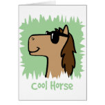Cool Horse Greeting Card