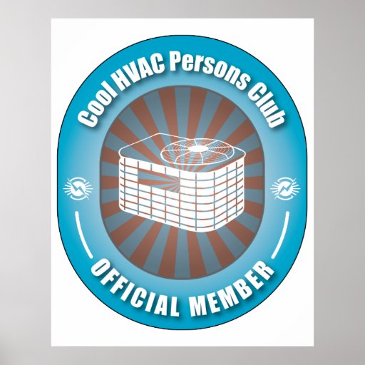 Cool HVAC Persons Club Print