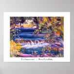 "Cool Impressionism" .Original Acrylic ART Print