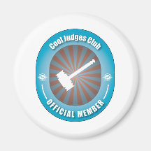 Cool Judges Club Fridge Magnet