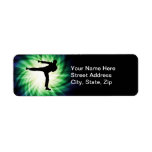 Cool Karate Kick Return Address Label