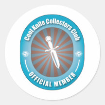 Cool Knife Collectors Club Stickers