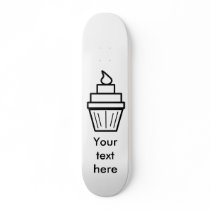 Cool layered cupcake skateboard