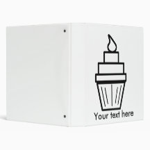 Cool layered cupcake vinyl binder