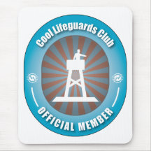Cool Lifeguards Club Mouse Pad