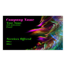 Cool light business card 1