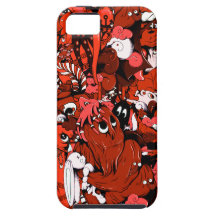Cool Little Monsters in Red