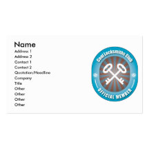Cool Locksmiths Club Business Card Templates