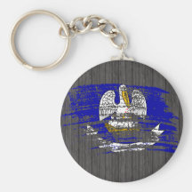 Cool Louisianan flag design Keychains