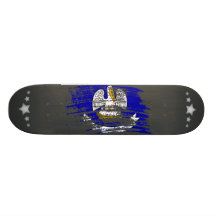Cool Louisianan flag design Skate Boards