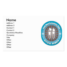 Cool Mad Scientists Club Business Card