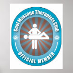 Cool Massage Therapists Club Poster