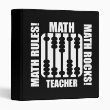 cool math teacher vinyl binder