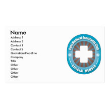 Cool Medical Assistants Club Business Card