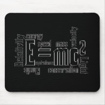 Cool Metallic Science Mass Equivalence Mousepads