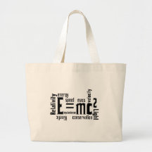 Cool Metallic Science Mass Equivalence Tote Bag