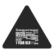 Cool Modern 1st Birthdays : Greatest 1 Year Old Sticker