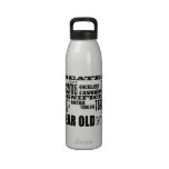 Cool Modern 3rd Birthdays : Greatest 3 Year Old Water Bottle