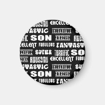 Cool Modern Design 4 Sons  Positive Words Fridge Magnets