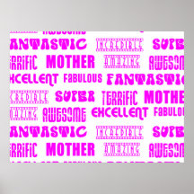 Cool Modern Design for Mothers : Positive Words Posters