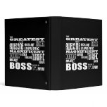 Cool Modern Fun Bosses : Greatest Boss Binder