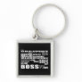 Cool Modern Fun Bosses : Greatest Boss Keychain