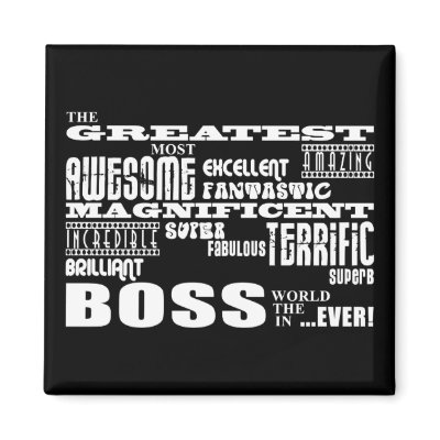 Cool Modern Fun Bosses : Greatest Boss Fridge Magnets by TheFunFactory