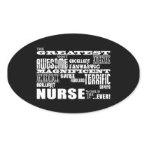 Cool Modern Fun Nurses : Greatest Nurse World Ever Stickers