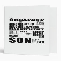 Cool Modern Fun Sons : Greatest Son Binders