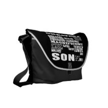 Cool Modern Fun Sons : Greatest Son Messenger Bags