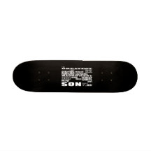 Cool Modern Fun Sons : Greatest Son Custom Skateboard