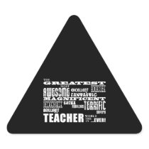 Cool Modern Fun Teachers : Greatest Teacher World Stickers