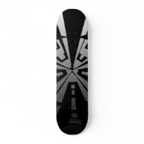 Cool modern rectangle art in black and silver