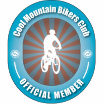 Cool Mountain Bikers Club Acrylic Cut Outs