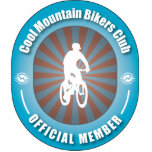 Cool Mountain Bikers Club photo sculptures
