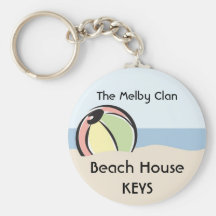 Cool 'N Colourful Beach Ball Keychain