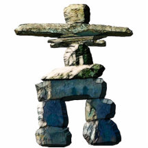 Cool Native American Inukshuk 3 Sculpted Gift Acrylic Cut Out