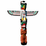 Cool Native American Totem Pole 4 Sculpted Magnet Photo Cut Outs