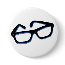 Cool Nerd Glasses in Black & White