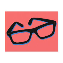 Cool Nerd Glasses in Black & White