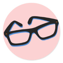Cool Nerd Glasses in Black & White