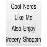 Cool Nerds Like Me Also Enjoy Grocery Shopping letterhead