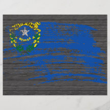 Cool Nevadan flag design Flyers